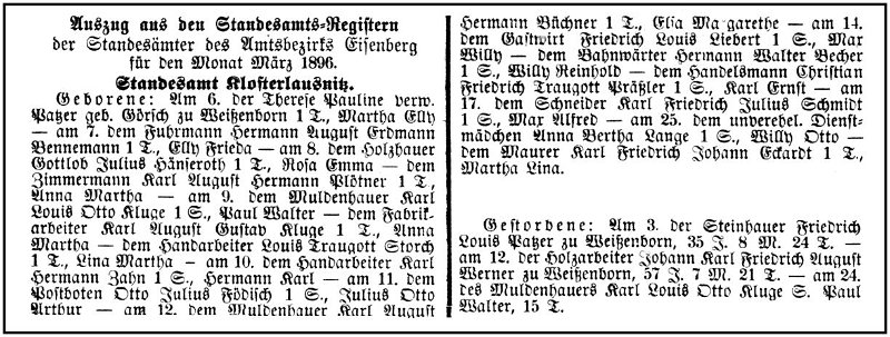 1896-04-10 Kl Standesamtsregister